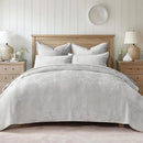 Axyaa Velvet Quilt Set - Luxurious Queen Size Bedding, Lightweight Comforter Striped Pattern