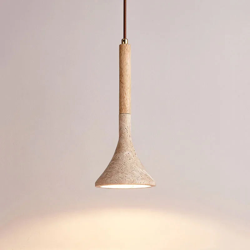 Axyaa Yellow Marble Pendant Light - Nordic LED Hanging Lamp for Dining Room
