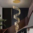 Axyaa Modern Crystal LED Chandelier for Luxury Living Room Decoration