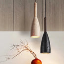 Axyaa Natural Yellow Stone Bedroom Chandelier: Retro LED Pendant Lamp for Home & Restaurant
