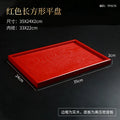 Axyaa Wooden Chinese Wedding Tray Set Home Decor Chopsticks Dry Tea Tray