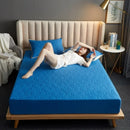 Axyaa Antibacterial Waterproof Mattress Protector - Padded, Non-Slip, Urine-Proof Cover