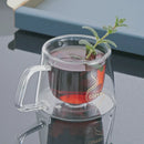 Axyaa Double Wall Glass Coffee Mug Tea Milk Juice Cup Thermo Insulated