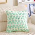 Embroidered Rabbit Plush Pillowcase by Axyaa: French Sweet Sofa Decor & Headboard Accent