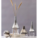 Axyaa Silver Gradient Glass Vase for Jewelry and Plants