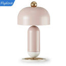 Axyaa Pink Mushroom LED Lamp for Living Room Bedroom Study Decoration