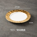 Axyaa Ceramic Steak Wedding Set - Round Plate, Soup Bowl, Rectangular Tableware