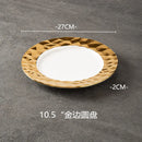 Axyaa Ceramic Steak Wedding Set - Round Plate, Soup Bowl, Rectangular Tableware