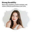 Axyaa Oval Beveled Edge Accent Mirror for Bathroom and Vanity