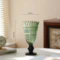Axyaa Glass Vase: Artistic Flower Vessel for Hydroponic & Dried Flowers