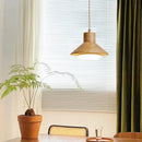 Axyaa Wooden LED Pendant Lights for Kitchen Dining Room Interior - Wabi Sabi Hanglamp