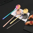 Axyaa 8-Piece Stainless Steel Cutlery Set with Korean Chopsticks, Spoons & Sushi Sticks