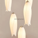 Axyaa Tulip Staircase Chandelier: Luxury Multi-heads LED Hanging Lamp for Exquisite Spaces