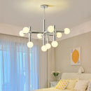 Axyaa Stainless Steel LED Pendant Chandelier for Home & Office