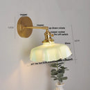 Axyaa Nordic Glass Wall Sconce LED Lamp for Dining Living Room