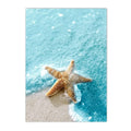 Dolphin Whale Starfish Sea Life Canvas Painting Set by Axyaa