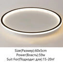 Axyaa Circular LED Ceiling Light: Nordic Minimalist Ultra-thin Lighting for Home Décor