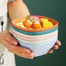 Axyaa Wheat Straw Fruit Bowl Soup Salad Rice Microwavable Safe Tableware
