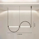 Axyaa LED Chandeliers for Living Room, Office, Bedroom - Minimalist Design