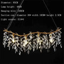 Axyaa Crystal Tree Chandelier: Elegant & Luxurious Restaurant Lighting