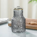 Axyaa Clear Glass Large Mouth Vase: Stylish Home Decor, Ideal for Flowers