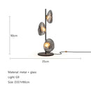 Axyaa Lava Glass Sofa Floor Lamp for Elegant Living Room Décor