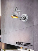 Axyaa Industrial Corridor Wall Light: Retro Rocker Lamp for Loft, Cafe, Shop, Restaurant, Bar.