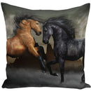 Animal Horse Printed Cushion Cover by Axyaa - Sofa Decor Pillowcase