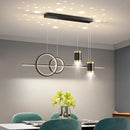 Axyaa LED Ceiling Chandelier for Modern Dining Table, Bar, Kitchen - Remote Control Pendant Light