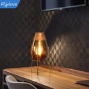 Axyaa Nordic Glass Desk Lamp - Modern Light Luxury Design for Bedroom, Study, and Hotel