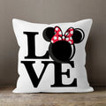 Axyaa LOVE Print Cushion Cover for Home Decor