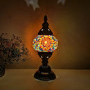 Axyaa Mosaic Glass Table Lamp Vintage Art Deco Handcrafted Bedside Light