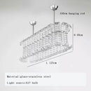 Axyaa Light Luxury Glass Chandelier for Living Room and Restaurant