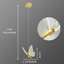 Axyaa Nordic Butterfly LED Pendant Lamp for Indoor Ceiling Lighting