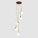 Axyaa Nordic Stair Chandelier, Living Room Pendant Lights, Ceiling Light, Indoor Lighting