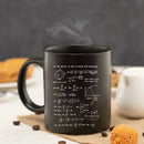 Mathematical Physics Equation Mug 11oz for Teacher's Office, Ideal Boyfriend Birthday Gift - Axyaa