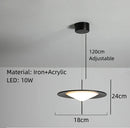 Axyaa UFO Design White Acrylic Chandelier for Home Decor and Lighting Fixtures