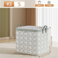 Axyaa Foldable Closet Organizer Bag with Handle for Clothes, Blankets, and Pillows
