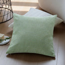 Axyaa Corduroy Square Pillowcase for Sofa Decor, Nordic Style Living Room Cushion Cover