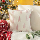 Axyaa Christmas Tree Embroidery Throw Pillow Cover - Cojines Sofa Cushion Cover