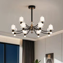 Axyaa Dining Room Pendant Lights Indoor Lighting Chandeliers LED Ceiling Lamp