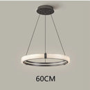 Axyaa Nordic LED Ring Pendant Lamp for Luxury Atmosphere in Living Room