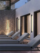 Axyaa Outdoor LED Strip Wall Lamp for Courtyard Garden and Balcony