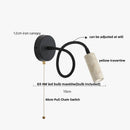 Axyaa Yellow Cave Stone LED Wall Lamp: Angle Adjustable Wall Light Fixtures