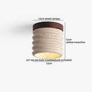 Axyaa Nordic LED Ceiling Light Stone Wood Ball Luxury Ceiling Lamp