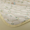Axyaa Floral Summer Blanket & Pillowcase Set - Soft Knitted Duvet, Breathable & Skin-Friendly