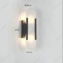 Axyaa LED Glass Wall Lamp for Home Decor