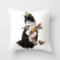 Axyaa Cartoon Cat Animal Sofa Cushion Cover - 45*45 Throw Pillow Home Decor