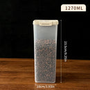 Axyaa Coffee Bean Sealed Jar Clear Food Storage Box Moisture-proof Airtight Container
