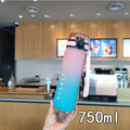 Axyaa Sports Water Bottle 1000ML Leak Proof Colorful Plastic Cup for Fitness & Travel